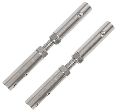 CaFfen Drehseilklemmen 10PCS Draht Seil Gewinde Bolzen Spanner 6mm Beide Enden Fitting Handschraube Klemme Mit Schraube Bolzen for Kabel geländer DrahtseilhüLsen