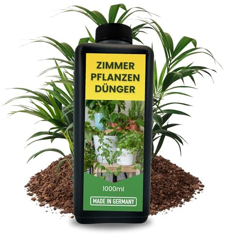 TronicXL 1L Zimmerpflanzendünger MADE IN GERMANY Universal Grünpflanzen Dünger flüssig 1000ml Flüssigdünger 1 Liter Zimmerpflanzen dünger Grünpflanzendünger Wachstum Blatt- & Wurzeldünger