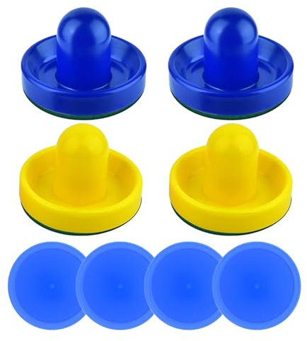 MISUVRSE Air Hockey Pusher Und Air Hockey Pucks Austausch Für Spieltische Great Tor Paddel Ersatzspielzeugset