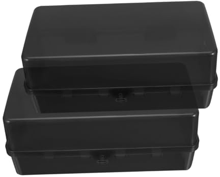 Cabilock 2 Pièces Boîtier Verrouillable Étanche pour Prise Électrique Extérieure Coffre de Protection Anti-pluie avec Trous pour Câbles Sécurisé pour Recharge Rapide de Voiture Électrique