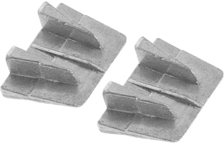 Operitacx Lot de 2 Coins en Aluminium pour Manches de Hache et Marteau, Cales de Fixation Robustes, Accessoires de Serrage pour Outils en Bois, Usage Agricole et Mobilier, Installation