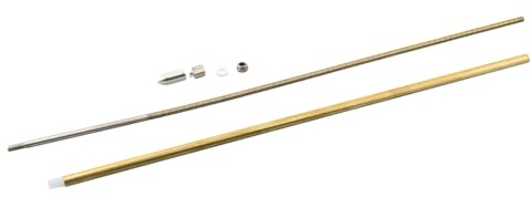 Getdoublerich Bateau RC 4 mm CW arbre flexible 350 mm avec écrou d'entraînement chien et tube en cuivre pour modèle RC