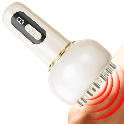 Masseur À Ventouses Électrique Massage Vibrant Chauffant Abdomen Jambes