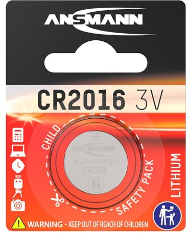 ANSMANN 5020082 Cr 2016 Pile a Bottone Batteria Litio - 3V
