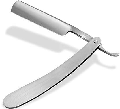 Rasiermesser mit Edelstahl-Heftschalen