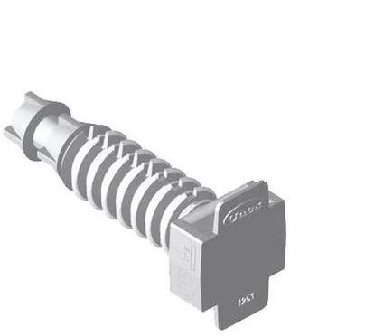 Unex 1253-3 - Taco presión u63x diámetro 6mm poliamida 6 gris