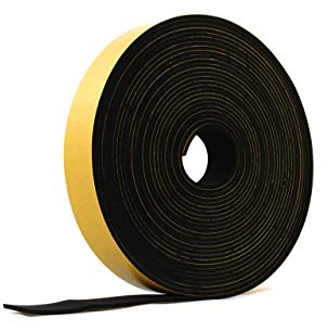 RS® Neoprene Rubber Self Adhesive Sponge Strip 30mm (W) x 3mm (T) x 10m (L) | For Sealing, Weather Strip, Cushioning, Noise Reduction, Anti vibration, Anti slip, Gaskets, Commercial, Industrial & DIY