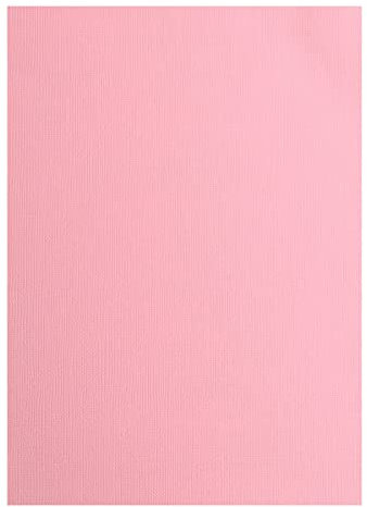 Vaessen Creative 2928-017A4 Florence Cardstock Papier, Rosa, 216 Gramm/m², DIN A4, 10 Stück, Textur, für Scrapbooking, Kartenherstellung, Stanzen und andere Papierbasteleien