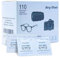 Airy-Stout Lens Wipes for Glasses, 110 Piece Pre Moistened Lens Cleaning Wipes, Individually Wrapped Microfiber Cleaning Cloth, Glasses Cleaner Wipes for Eyeglasses Camera Lens Tablets Phone Screen