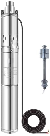 WAFOHSR Submersible Pump Solar DC Deep Well Pump With Controller Solar Brushless Submersible Water Pumps Wide Application(500W)