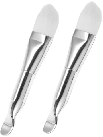 Cabilock 2pezzi Pennello per Applicatore Portatile Design Cucchiaio per Applicazione Uniforme e Facile Utilizzo Casa Viaggio