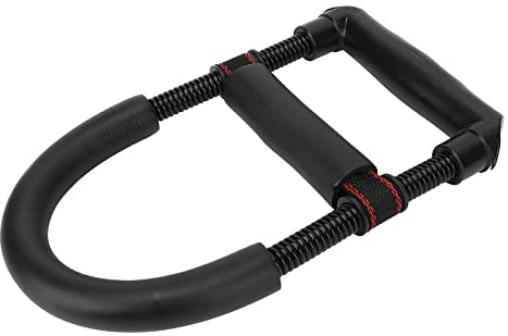 Fyearfly Allenatore per la forza del polso Esercitatore per la forza dell'avambraccio regolabile per rinforzare la presa della mano per gli appassionati di sport Acciaio per molle ad alta