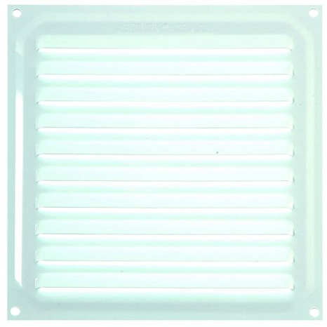 Brinox B70220D - Rejilla de ventilación (15 x 15 cm) color lacado blanco
