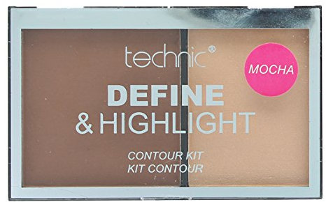 Technic Define & Highlight Duo Contour Kit Bronzer & Highlight Powder 5.5g-Mocha