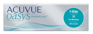 ACUVUE OASYS 1-Day Tageskontaktlinsen helfen das Gefühl von müden & trockenen Augen zu reduzieren – Tageskontaktlinsen mit 3.5 dpt und BC 9 – UV Schutz & Komfortables Tragegefühl – 30 Linsen