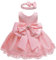 LZH bébé Filles Robe en Dentelle Bowknot Robes de Fleurs Mariage Pageant baptême baptême Robe Tutu Robe Tout Rose