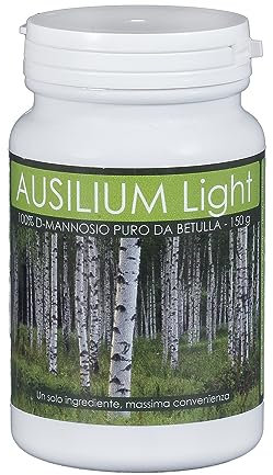 Deakos Ausilium Light Polvere 150g - Integratore Cistite Donna e Uomo - Per il Benessere delle Vie Urinarie con D Mannosio Puro 100% da Betulla - Vegano, Senza Glutine e Lattosio