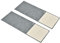 PawHut 2er Kratzmatte Kratzschutz Sofa Sisal Kratzteppich für Katze Sessel Couch Katzenkratzmatte Grau 130 x 45 x 0,3 cm