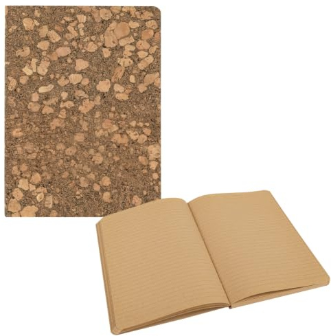 Idena 12252 – Anteckningsbok 20 x 14 cm, linjerad, 192 sidor, tillverkad av 100% återvunnet papper, 80 g/m², 1 st