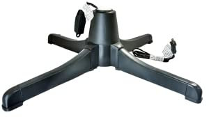 Rocky Mountain Goods Um 360 Grad drehbarer, verstellbarer Weihnachtsbaumständer – für bis zu 20 cm große Weihnachtsbaum – An-/Ausschalter – sicher drehbares Ständer-Design – einfache Montage – für