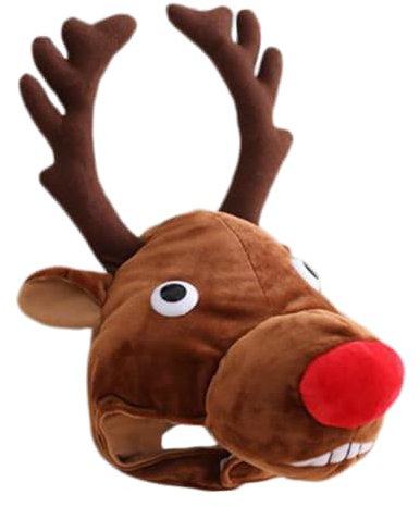 Amosfun Atemberaubender Elch- Weihnachtskostüm-zubehör für Erwachsene Jungen und Mädchen