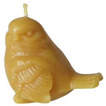 Bivaxljus fågel ljus 6 cm 100 % rent bivax
