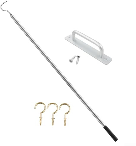 Corredo del sistema di tirata giù della scala della soffitta per il tetto semplice per la gestione della finestra con