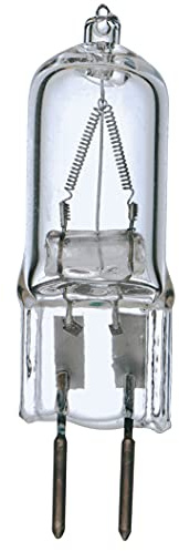 Satco S3164 35 Watt 400 Lumens T4 Halogen GY6.35 Base 120 Volt Clear Light Bulb, Dimmable