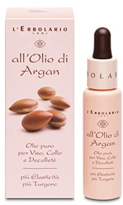 Olio argan olio viso collo decollete