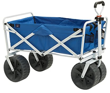 MacSports WTCB-100 Mac Sports-Beach Wagon, Steel, Blue/White with Logo