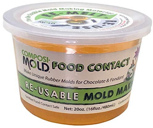 ComposiMold Food Contact Safe 20 Ounce Reusable Molding Material, Re-heat To Re-use