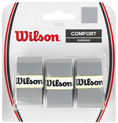 Wilson Pro tennisklubba Overgrip 3-pack, unisex vuxna, silver