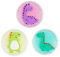 Hilph Kühlpads Kinder mit Ungiftig Gel für Verletzungen(3 Stück), 11x11cm Dinosaurier Kleine Kühlpacks Kalt & Warm Kompresse Kühlakku für Weisheitszahn, Beulen, Fieber, Prellungen, Insektenstiche