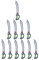 TOYANDONA 12Pcs Aufblasbare Schwerter Spielzeug Piraten Swordfoam Spielzeug Schwerter Schaum Schwerter Gefälschte Messer Partei Liefert Cosplay Spielzeug Requisiten