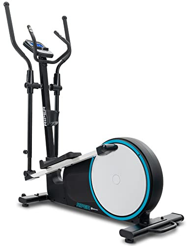 Hop-Sport HS-250C Riper Crosstrainer für zuhause bis 150kg - Ellipsentrainer App Steuerung, 12 Programme, 32 stufiger Magnetwiderstand, Höhenverstellung