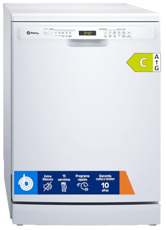 Balay - Lavavajillas libre instalación, 60 cm de ancho, ExtraSilencio, Blanco, 3VS5032BP