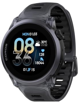 COROS PACE 4 Ultraleichte Sportuhr, 1,2 AMOLED-Touchdisplay, 19 Tage Akkulaufzeit, Laufuhr mit Sprachfunktionen, fortschrittlichen Trainingstools, präzisem GPS, Herzfrequenzmessung, Navigation