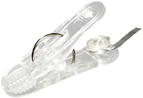 Amscan 2436802 - Ballongewicht Klammer, 16 g, Ballon Clip mit Schnur, Folienballon