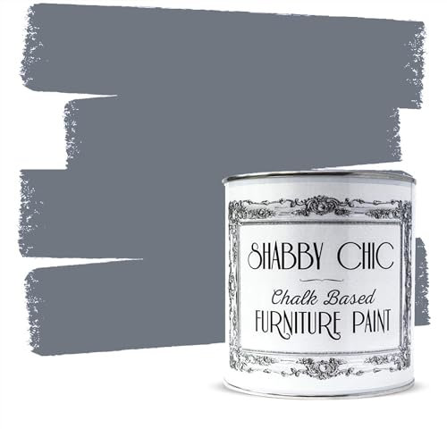 Shabby Chic Chalk Based Furniture Paint, Pebble Grey - 2.5 L | Distressed Matt Finish for Furniture, Home Decor or DIY Projects | Interior & Exterior | Non-Sand, Suitable for Wood, Plastic & Metal