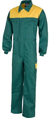 Mono de Trabajo - Buzo con Cuello Camisero