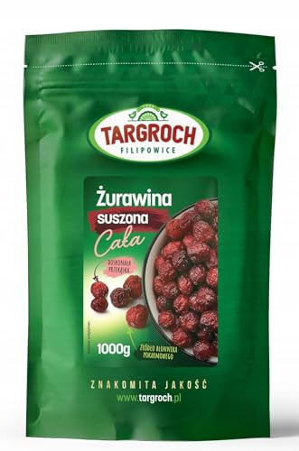 Hela torkade tranbär 1000g Targroch