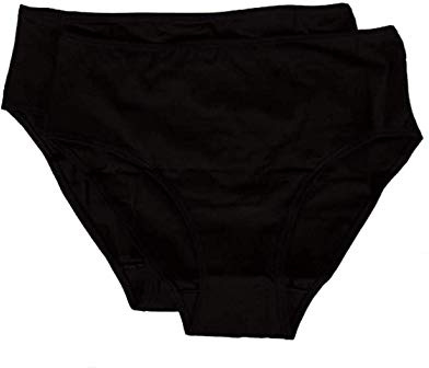 RAGNO 2 Slip Donna Vita Alta Biocotton 07455q, Nero, 6