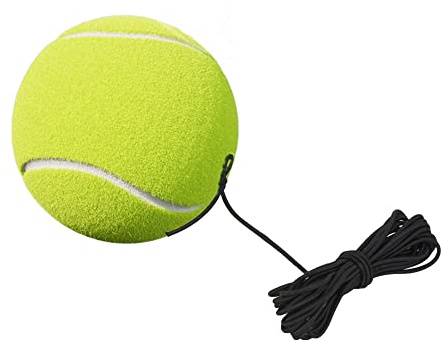 Pallina da tennis, palla da tennis con pallina da allenamento per principianti in corda di gomma elastica 4M per esercitazione singola