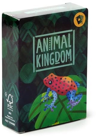 Puckator Mazzo di Carte da Gioco Standard - Design Originale Animal Kingdom