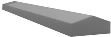 Apex Coping 150mm x 665mm, Cast Stone Garden Ornament, 3 Colours: Buff, Natural Portland, Charcoal (Charcoal)