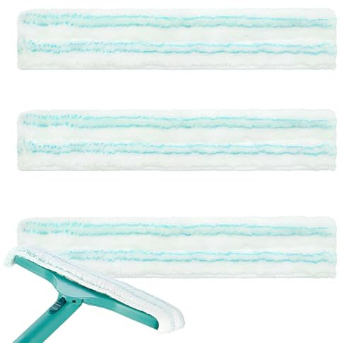 Window Wiper Replacement Cover Window Cleaner Replacement Cover Microfibre Replacement Cover Mop Cloth Cover Wide Streak-free Window Cleaning Compatible with Leifheit Window Wiper