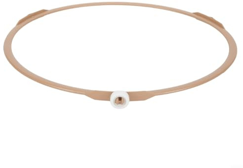 Plateau tournant pour four à micro-ondes avec anneau et support rotatif à 3 roues (22 cm)