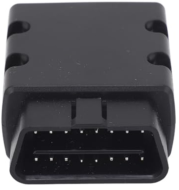 aqxreight KW902 OBDII Escáner de Automóvil, Herramienta de Diagnóstico Automotriz Bluetooth 3.0 Detección de Fallas para Dispositivos Pequeños y Compactos Diseño Plug and Play Negro o Verde (Black)