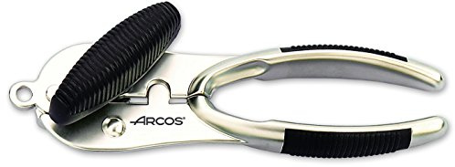 ARCOS Abrelatas Manual en Aleación de Zinc con Asas Antideslizantes. Abridor de Latas Profesional 160 Mm. Accesorio de Cocina Color Plata y Negro