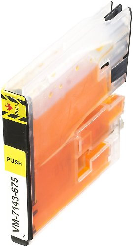 iColor Brother Mfc250c: Tintenpatrone für Brother (ersetzt LC980/LC1100), Yellow (Tintenstrahldrucker)